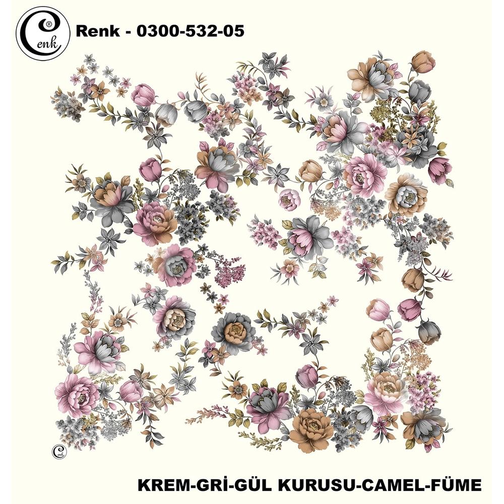 Cenk Desenli Oyalık Yazma - 0300-532 - Renk-28