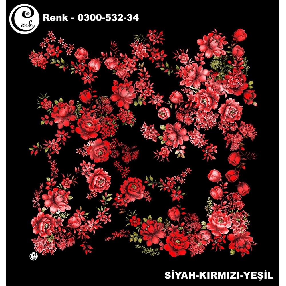 Cenk Desenli Oyalık Yazma - 0300-532 - Renk-31