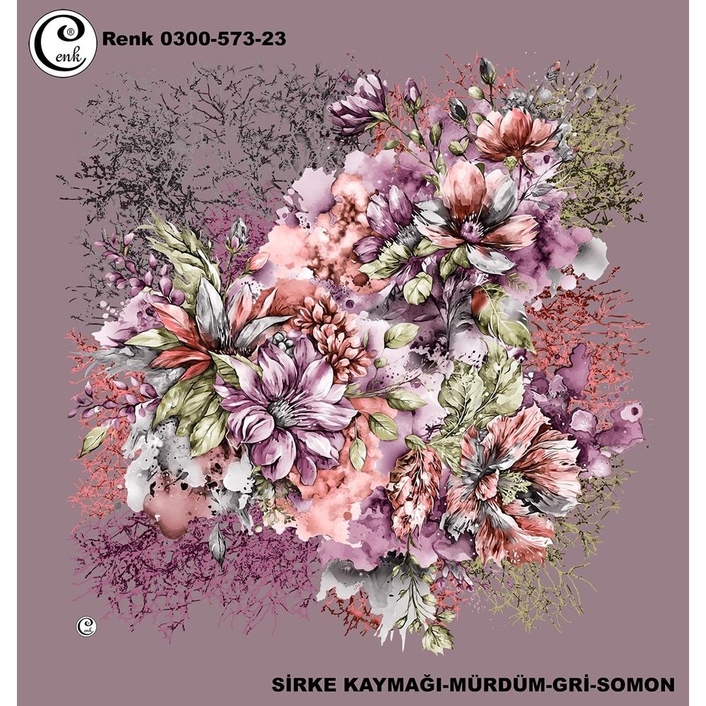 Cenk Desenli Oyalık Yazma - 0300-573 - Renk-30