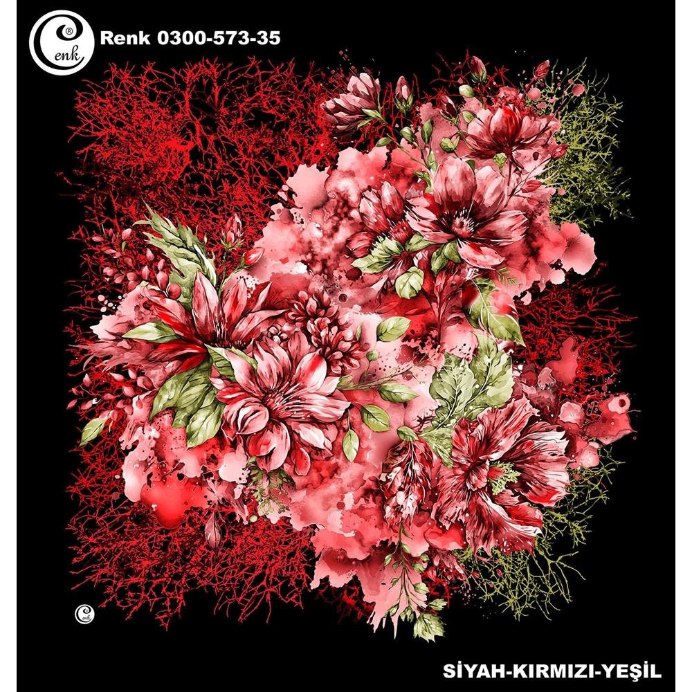 Cenk Desenli Oyalık Yazma - 0300-573 - Renk-26