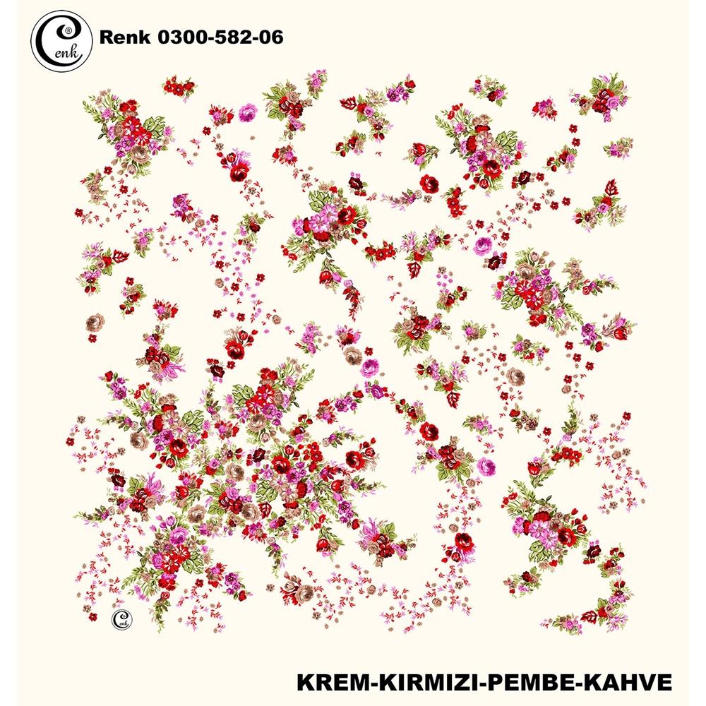 Cenk Desenli Oyalık Yazma - 0300-582 - Renk-04