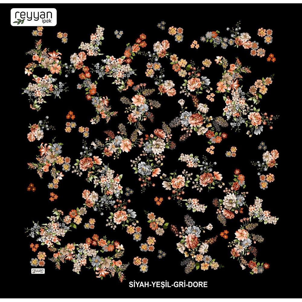 Reyyan İpek Desenli Oyalık Yazma - Desen-02 - Renk-21