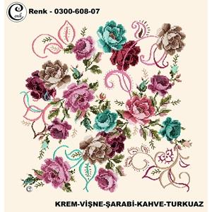 Cenk Desenli Oyalık Yazma - 0300-608 - Renk-29