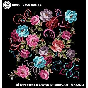 Cenk Desenli Oyalık Yazma - 0300-608 - Renk-10