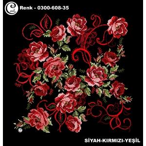 Cenk Desenli Oyalık Yazma - 0300-608