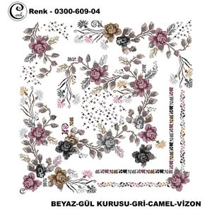 Cenk Desenli Oyalık Yazma - 0300-609 - Renk-22